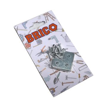 Confezione 4 Staffe a L 3 cm - Ferramenta, Brico, Fai-da-te