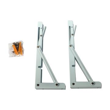 Set 2 Reggimensola Pieghevoli 25 cm Bianchi, Supporto...