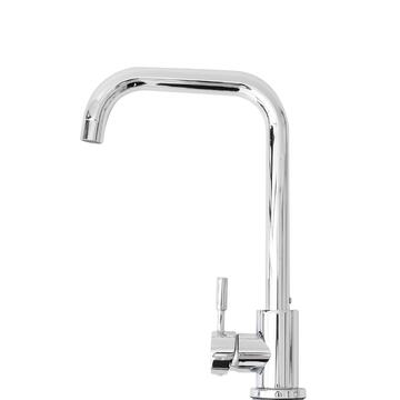 Rubinetto Lavello Cucina di Design in Metallo Cromato