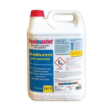 Svernante Acqua Piscina 5 LT Antialghe e Antibatterico per Mantenimento Invernale