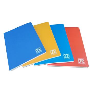 Maxiquaderno one quadretti 4 mm brossurato assortiti