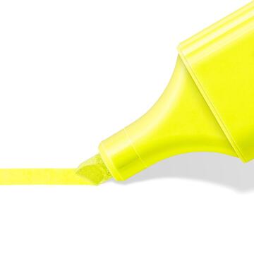 Evidenziatore Giallo Fluo con Punta a Scalpello per Appunti