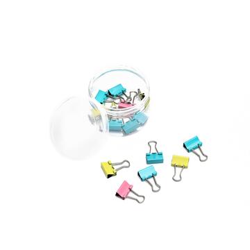 Clips colorate per fogli 15pz Marino Fa Mercato
