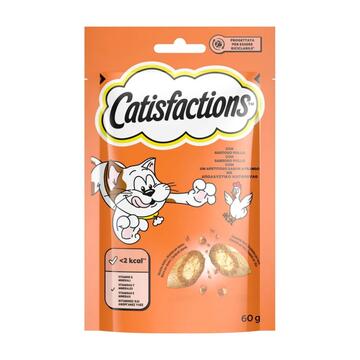Catisfactions Snack per Gatti al Pollo 60 gr