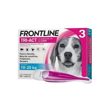 Frontline Tri-Act 3 Pipette per Cani 10-20 Kg