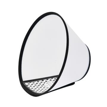 Cono Collare Elisabettiano in Plastica 62x31 cm per Animali Domestici