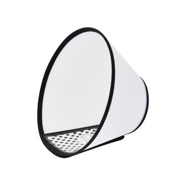 Cono Collare Elisabettiano in Plastica 50x24 cm per Animali Domestici