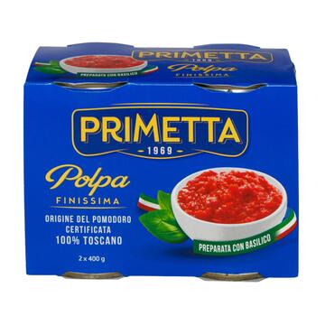 Lattine Polpa Fissima di Pomodoro 100% Toscano Primetta 2x400 gr