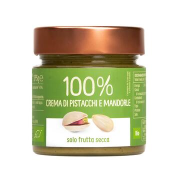Crema 100% Pura di Pistacchi e Mandorle BIO Vegan e...