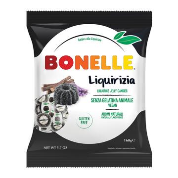 Caramelle Bonelle Liquirizia Vegan Gluten Free 160 gr