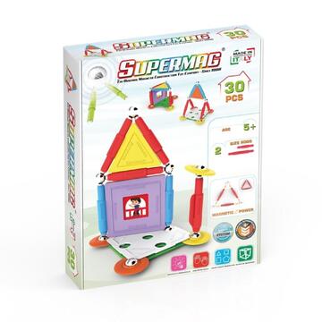 Supermag House 30 Pz - Costruzioni Magnetiche per Bambini Made in Italy