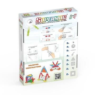 Supermag House 30 Pz - Costruzioni Magnetiche per Bambini Made in Italy
