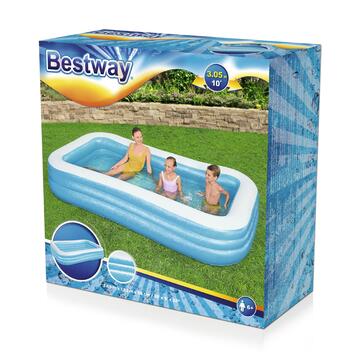 Piscina gonfiabile rettangolare Family Bestway 305x183 - Marino Fa Mercato