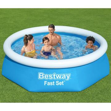 Piscina Gonfiabile Fast Seat Fuori Terra Tonda 244x61 cm Bestway
