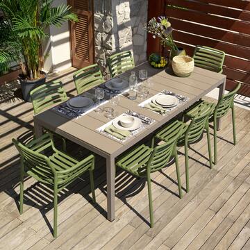 Nardi Tavolo Rio da Esterno Giardino Allungabile, Tortora... - Marino Fa Mercato