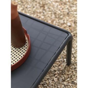 Tavolino Komodo appoggio da esterno quadrato antracite,... - Marino Fa Mercato