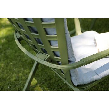 Poltrona moderna Folio alta con braccioli da esterno,... - Marino Fa Mercato