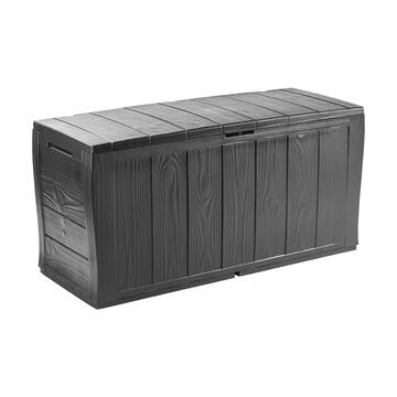 Keter - Baule Panchina per Giardino - Sherwood Grafite- 117x54 h 58 cm