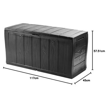Keter - Baule Panchina per Giardino - Sherwood Grafite-... - Marino Fa Mercato