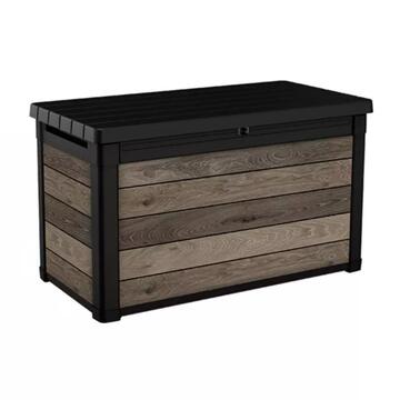 Keter Baule Panchina Box 100G Walnut 380 lt - 122,9x62,1...