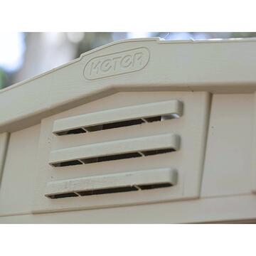 Keter Factor 6x6 Beige - Casetta da Giardino - Con... - Marino Fa Mercato