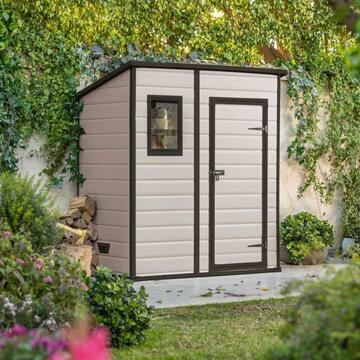 Keter Manor Pent 6x4 Beige - Casetta da Giardino -... - Marino Fa Mercato