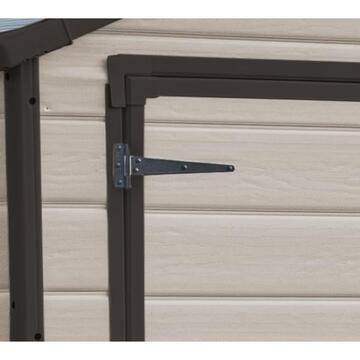 Keter Manor 6x5 Beige - Casetta da Giardino - Con Porta... - Marino Fa Mercato