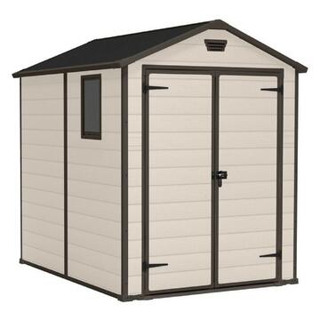 Keter Manor 6x8 Beige - Casetta da Giardino - Con Porta...