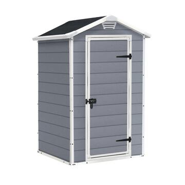 Keter Manor Grigia 4x3 - Casetta da Giardino - 94x129... - Marino Fa Mercato