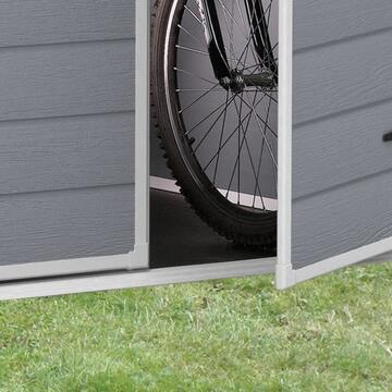 Keter Manor 6x5 Grigia - Casetta da Giardino - Con... - Marino Fa Mercato