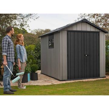 Keter Oakland 759 Grigia - Casetta da Giardino - Con... - Marino Fa Mercato