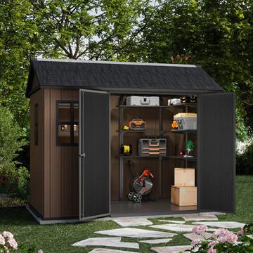 Keter Newton+ 759/975 Marrone - Casetta da Giardino... - Marino Fa Mercato