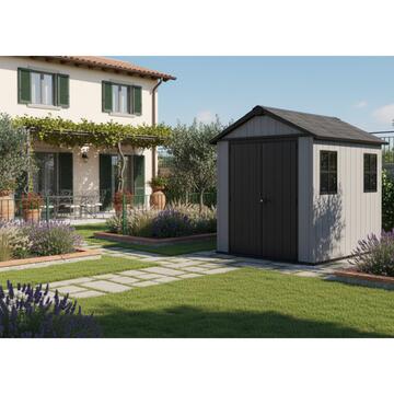 Keter Newton+ 759/975 Grigia - Casetta da Giardino... - Marino Fa Mercato