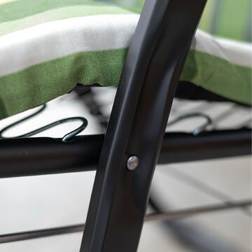 Sedia a sdraio imbottita pieghevole con poggiapiedi... - Marino Fa Mercato