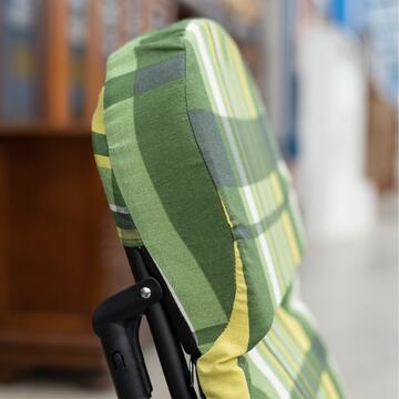 Sedia a sdraio imbottita pieghevole con poggiapiedi... - Marino Fa Mercato