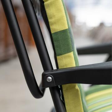 Sedia a sdraio imbottita pieghevole con poggiapiedi... - Marino Fa Mercato