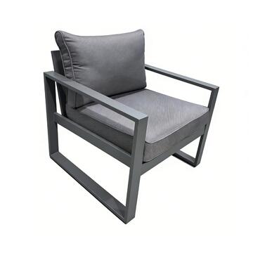 Salotto Andon in Alluminio Grigio - Divano 3 Posti... - Marino Fa Mercato