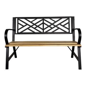 Panchina Geomy 120x56 h 87 cm - con Schianale con Motivo...