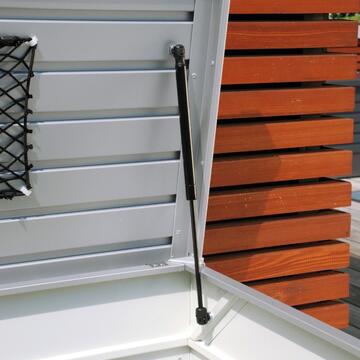 Biohort Baule da Esterno in Metallo 160x79x83cm Grigio... - Marino Fa Mercato