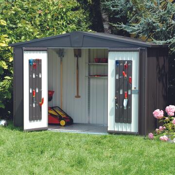 Biohort Casetta porta Attrezzi Europa in Metallo 172x156x196cm... - Marino Fa Mercato