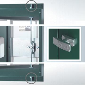 Biohort Casetta porta Attrezzi Europa in Metallo 172x156x196cm... - Marino Fa Mercato