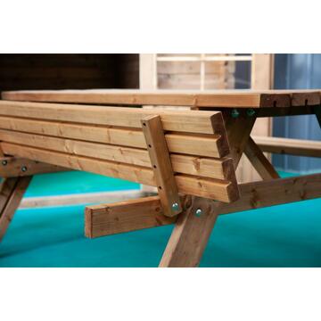 Tavolo da pic-nic classico in legno da giardino con... - Marino Fa Mercato