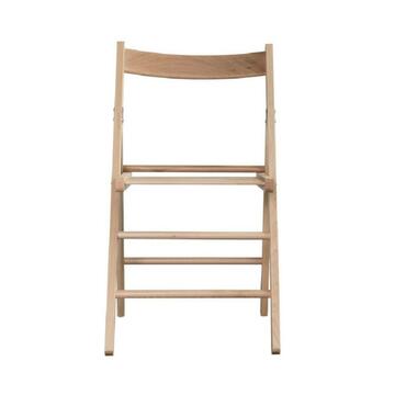 Sedia in legno naturale pieghevole da arredo esterno - Marino Fa Mercato