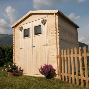 Casetta da Giardino in Legno Giulia 2x2 mt - Losa Legnami