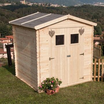 Casetta da Giardino in Legno Giulia 2x2 mt - Losa Legnami - Marino Fa Mercato