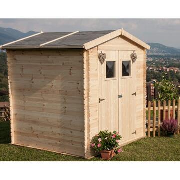 Casetta da Giardino in Legno Giulia 2x2 mt - Losa Legnami - Marino Fa Mercato