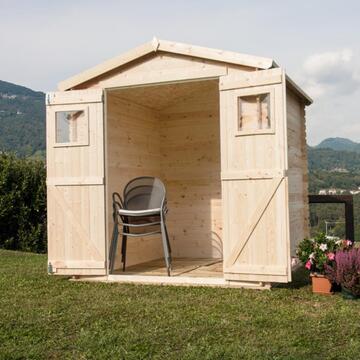 Casetta da Giardino in Legno Giulia 2x2 mt - Losa Legnami - Marino Fa Mercato