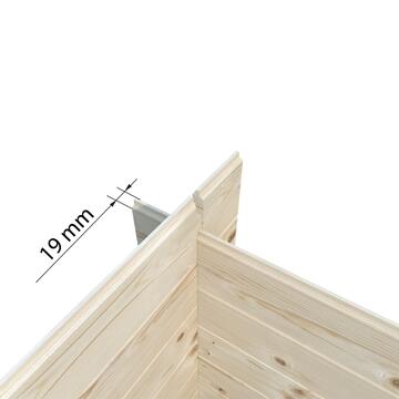 Casetta da Giardino Mila 2x2 mt in Legno Naturale di... - Marino Fa Mercato