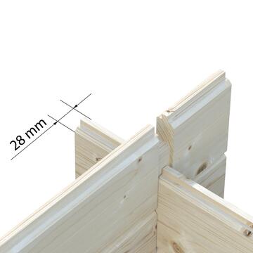 Casetta da Giardino Noemi 2,5x2,5 mt in Legno Naturale... - Marino Fa Mercato