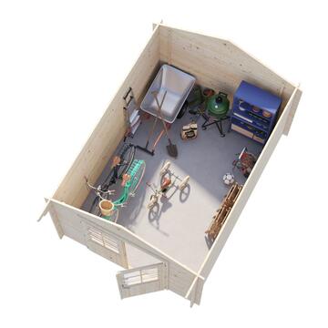Casetta da Giardino Lotta C 3x4 mt in Legno Naturale... - Marino Fa Mercato